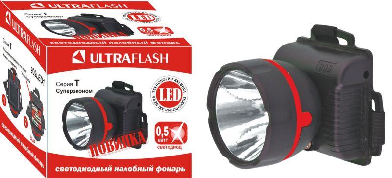 Фонарь uf9led 3xr03 металлик 9 led алюм короб ultraflash 7903